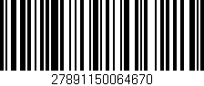 Código de barras (EAN, GTIN, SKU, ISBN): '27891150064670'