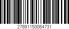 Código de barras (EAN, GTIN, SKU, ISBN): '27891150064731'