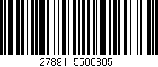 Código de barras (EAN, GTIN, SKU, ISBN): '27891155008051'