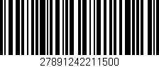 Código de barras (EAN, GTIN, SKU, ISBN): '27891242211500'