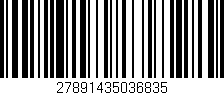 Código de barras (EAN, GTIN, SKU, ISBN): '27891435036835'