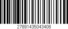 Código de barras (EAN, GTIN, SKU, ISBN): '27891435043406'