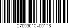 Código de barras (EAN, GTIN, SKU, ISBN): '27896013400176'