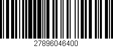 Código de barras (EAN, GTIN, SKU, ISBN): '27896046400'