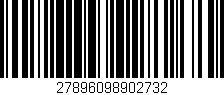 Código de barras (EAN, GTIN, SKU, ISBN): '27896098902732'