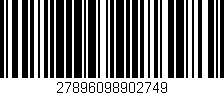 Código de barras (EAN, GTIN, SKU, ISBN): '27896098902749'