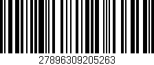 Código de barras (EAN, GTIN, SKU, ISBN): '27896309205263'