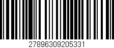 Código de barras (EAN, GTIN, SKU, ISBN): '27896309205331'