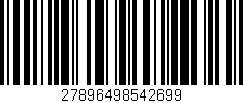 Código de barras (EAN, GTIN, SKU, ISBN): '27896498542699'
