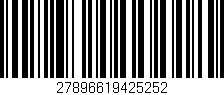 Código de barras (EAN, GTIN, SKU, ISBN): '27896619425252'