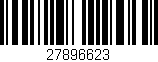 Código de barras (EAN, GTIN, SKU, ISBN): '27896623'