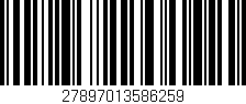 Código de barras (EAN, GTIN, SKU, ISBN): '27897013586259'
