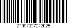 Código de barras (EAN, GTIN, SKU, ISBN): '27897027272025'