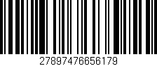 Código de barras (EAN, GTIN, SKU, ISBN): '27897476656179'