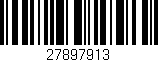 Código de barras (EAN, GTIN, SKU, ISBN): '27897913'