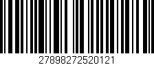 Código de barras (EAN, GTIN, SKU, ISBN): '27898272520121'