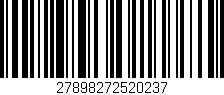 Código de barras (EAN, GTIN, SKU, ISBN): '27898272520237'