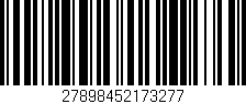 Código de barras (EAN, GTIN, SKU, ISBN): '27898452173277'
