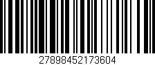 Código de barras (EAN, GTIN, SKU, ISBN): '27898452173604'