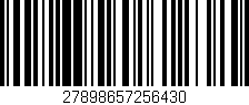 Código de barras (EAN, GTIN, SKU, ISBN): '27898657256430'