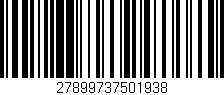 Código de barras (EAN, GTIN, SKU, ISBN): '27899737501938'
