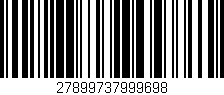 Código de barras (EAN, GTIN, SKU, ISBN): '27899737999698'