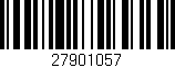 Código de barras (EAN, GTIN, SKU, ISBN): '27901057'