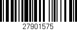 Código de barras (EAN, GTIN, SKU, ISBN): '27901575'