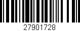 Código de barras (EAN, GTIN, SKU, ISBN): '27901728'