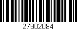 Código de barras (EAN, GTIN, SKU, ISBN): '27902084'