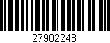Código de barras (EAN, GTIN, SKU, ISBN): '27902248'