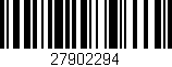 Código de barras (EAN, GTIN, SKU, ISBN): '27902294'
