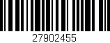 Código de barras (EAN, GTIN, SKU, ISBN): '27902455'