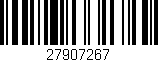 Código de barras (EAN, GTIN, SKU, ISBN): '27907267'