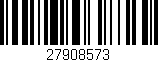 Código de barras (EAN, GTIN, SKU, ISBN): '27908573'