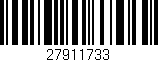 Código de barras (EAN, GTIN, SKU, ISBN): '27911733'