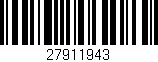 Código de barras (EAN, GTIN, SKU, ISBN): '27911943'