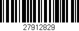 Código de barras (EAN, GTIN, SKU, ISBN): '27912829'