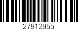 Código de barras (EAN, GTIN, SKU, ISBN): '27912955'