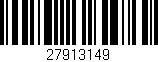 Código de barras (EAN, GTIN, SKU, ISBN): '27913149'