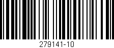 Código de barras (EAN, GTIN, SKU, ISBN): '279141-10'
