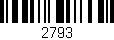 Código de barras (EAN, GTIN, SKU, ISBN): '2793'