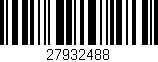 Código de barras (EAN, GTIN, SKU, ISBN): '27932488'