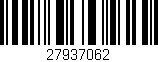 Código de barras (EAN, GTIN, SKU, ISBN): '27937062'