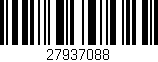 Código de barras (EAN, GTIN, SKU, ISBN): '27937088'