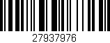 Código de barras (EAN, GTIN, SKU, ISBN): '27937976'