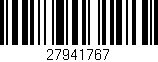 Código de barras (EAN, GTIN, SKU, ISBN): '27941767'