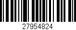 Código de barras (EAN, GTIN, SKU, ISBN): '27954824'