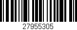 Código de barras (EAN, GTIN, SKU, ISBN): '27955305'