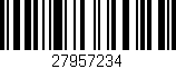 Código de barras (EAN, GTIN, SKU, ISBN): '27957234'